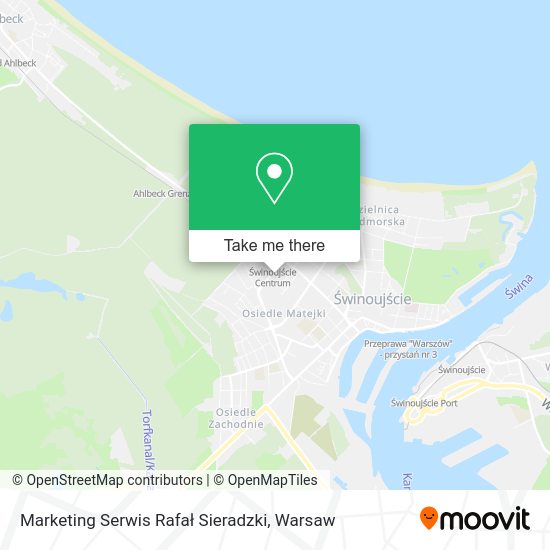 Marketing Serwis Rafał Sieradzki map