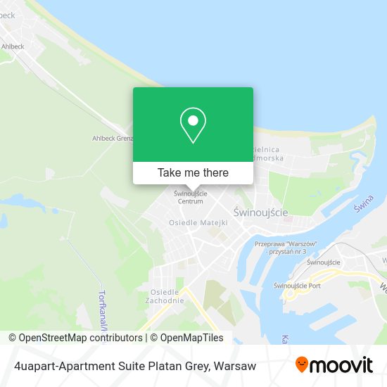 4uapart-Apartment Suite Platan Grey map