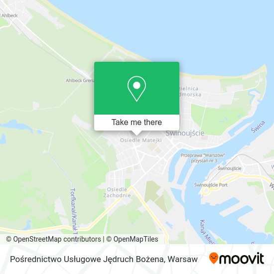 Pośrednictwo Usługowe Jędruch Bożena map