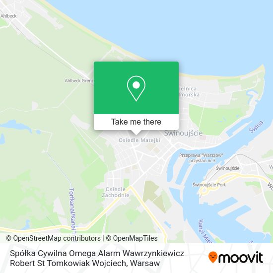 Spółka Cywilna Omega Alarm Wawrzynkiewicz Robert St Tomkowiak Wojciech map