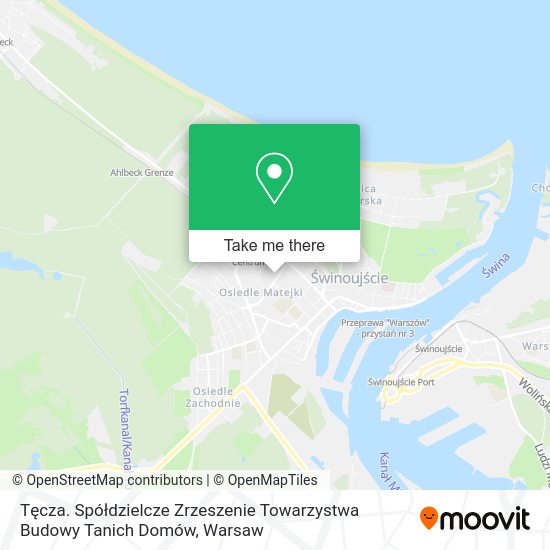 Tęcza. Spółdzielcze Zrzeszenie Towarzystwa Budowy Tanich Domów map