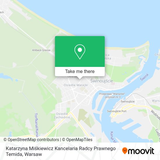 Katarzyna Miśkiewicz Kancelaria Radcy Prawnego Temida map