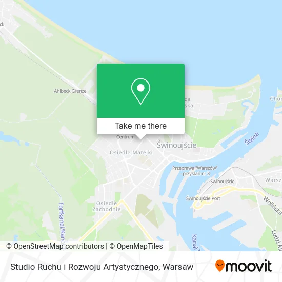 Карта Studio Ruchu i Rozwoju Artystycznego