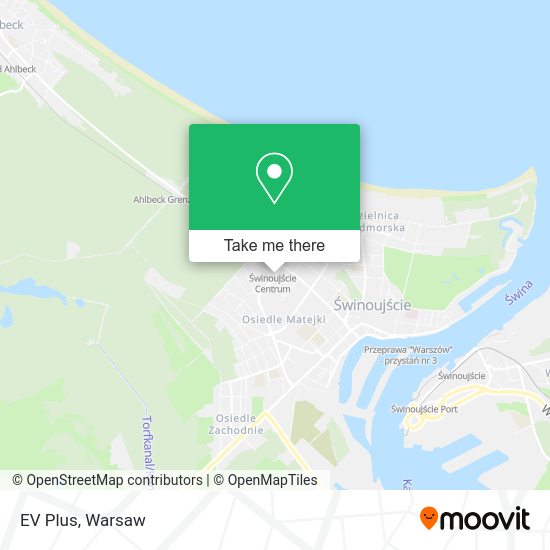 EV Plus map