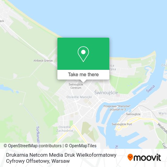 Drukarnia Netcom Media Druk Wielkoformatowy Cyfrowy Offsetowy map