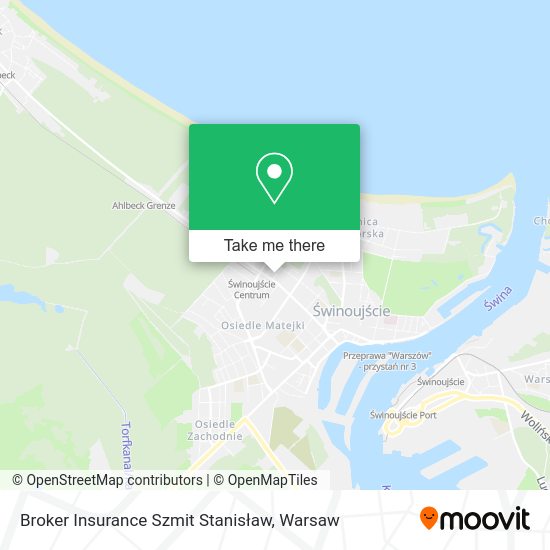 Broker Insurance Szmit Stanisław map