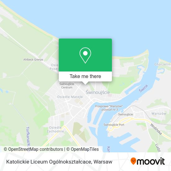 Katolickie Liceum Ogólnokształcace map