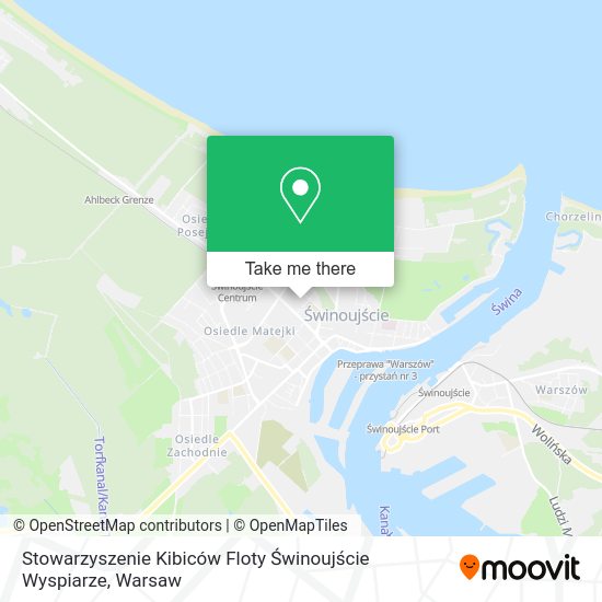 Stowarzyszenie Kibiców Floty Świnoujście Wyspiarze map