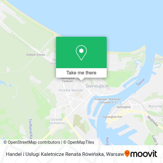 Handel i Usługi Kaletnicze Renata Rówińska map