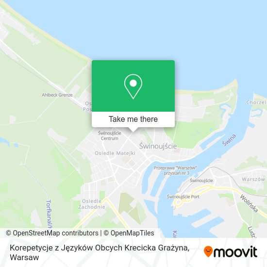 Korepetycje z Języków Obcych Krecicka Grażyna map