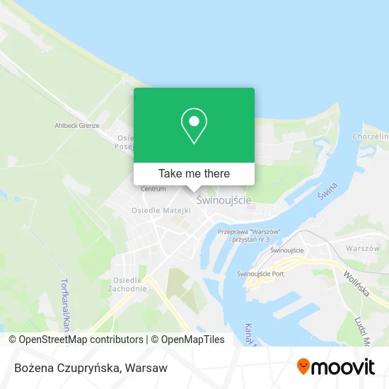 Bożena Czupryńska map