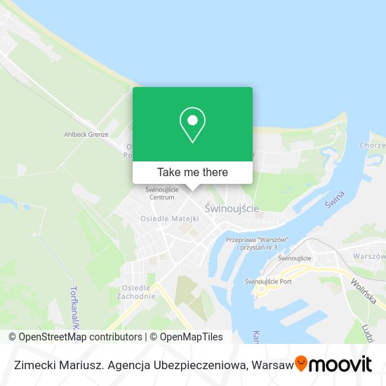 Zimecki Mariusz. Agencja Ubezpieczeniowa map