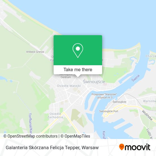 Galanteria Skórzana Felicja Tepper map