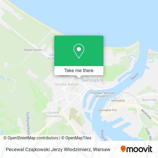 Pecewal Czajkowski Jerzy Włodzimierz map