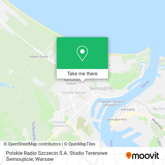 Polskie Radio Szczecin S.A. Studio Terenowe Świnoujście map