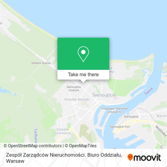 Zespół Zarządców Nieruchomości. Biuro Oddziału map