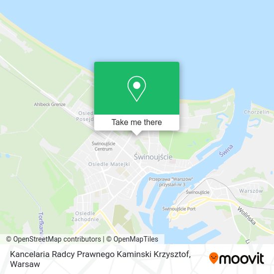 Kancelaria Radcy Prawnego Kaminski Krzysztof map