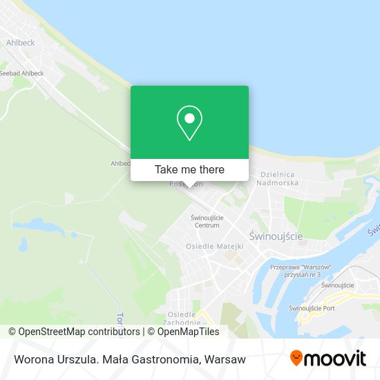 Worona Urszula. Mała Gastronomia map