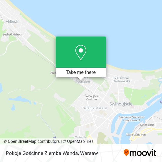 Pokoje Gościnne Ziemba Wanda map