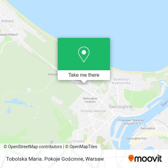 Tobolska Maria. Pokoje Gościnne map