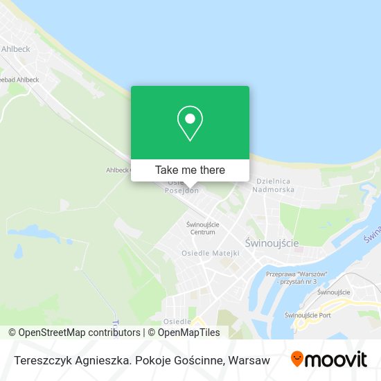 Tereszczyk Agnieszka. Pokoje Gościnne map