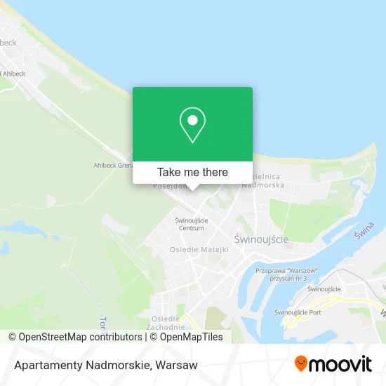 Apartamenty Nadmorskie map