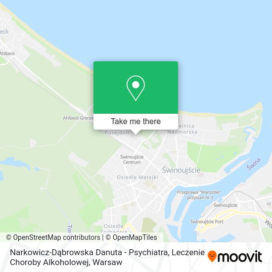 Narkowicz-Dąbrowska Danuta - Psychiatra, Leczenie Choroby Alkoholowej map