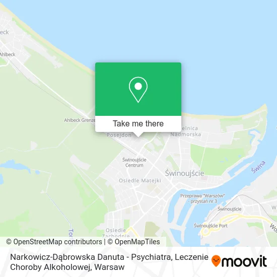 Narkowicz-Dąbrowska Danuta - Psychiatra, Leczenie Choroby Alkoholowej map