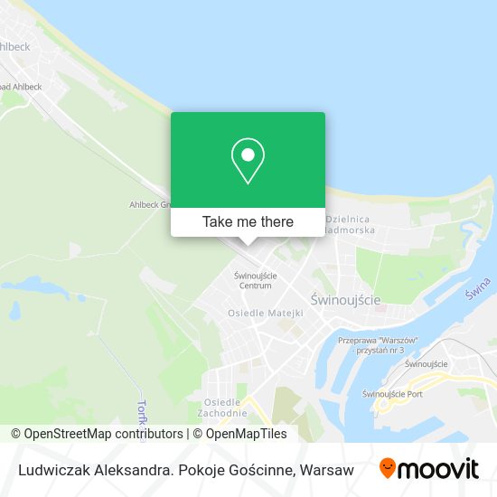 Ludwiczak Aleksandra. Pokoje Gościnne map