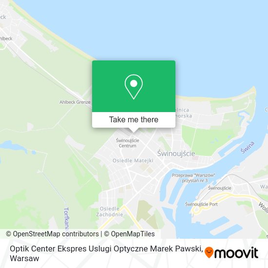 Optik Center Ekspres Uslugi Optyczne Marek Pawski map