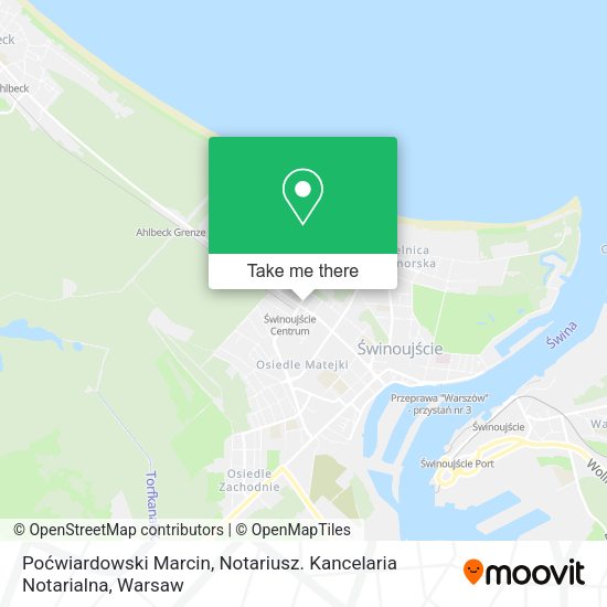 Poćwiardowski Marcin, Notariusz. Kancelaria Notarialna map