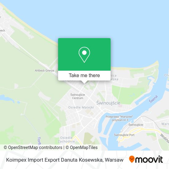 Koimpex Import Export Danuta Kosewska map