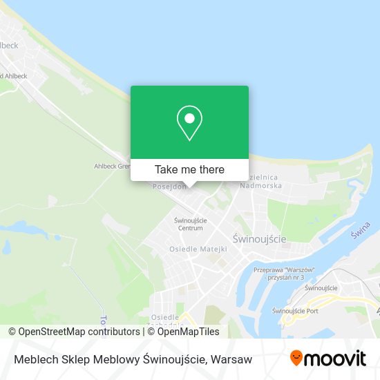 Meblech Sklep Meblowy Świnoujście map