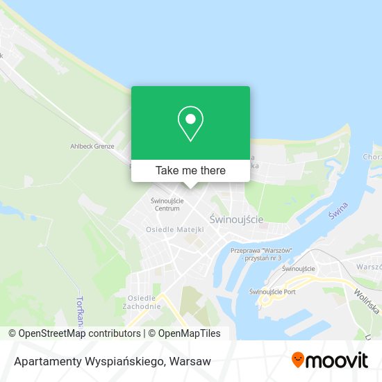 Apartamenty Wyspiańskiego map