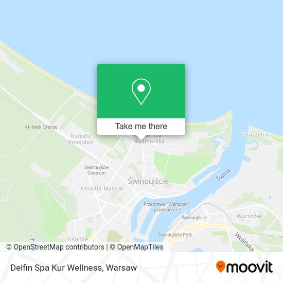 Delfin Spa Kur Wellness map