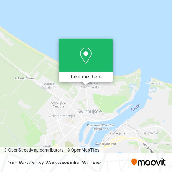 Dom Wczasowy Warszawianka map