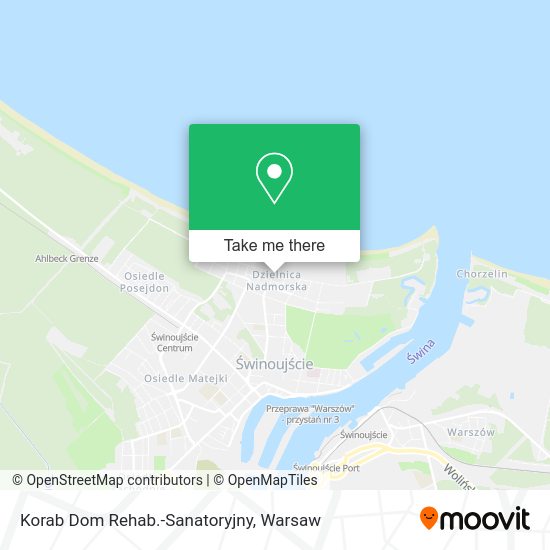 Korab Dom Rehab.-Sanatoryjny map