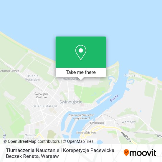 Tłumaczenia Nauczanie i Korepetycje Pacewicka Beczek Renata map