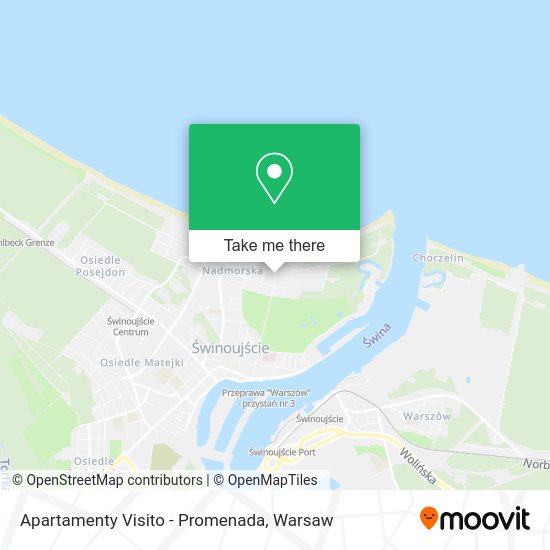 Apartamenty Visito - Promenada map