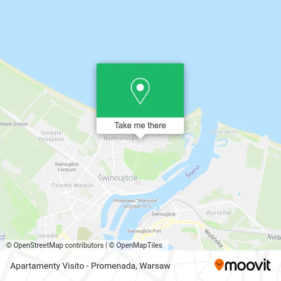 Карта Apartamenty Visito - Promenada