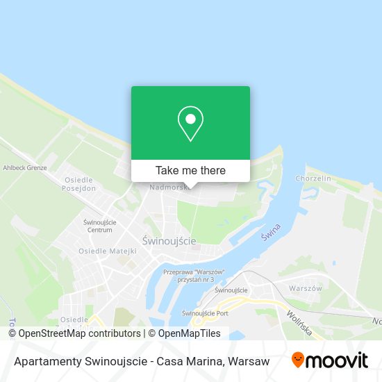 Apartamenty Swinoujscie - Casa Marina map