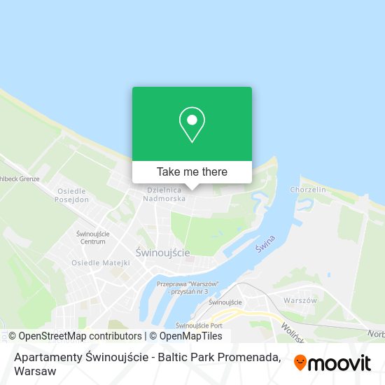 Apartamenty Świnoujście - Baltic Park Promenada map