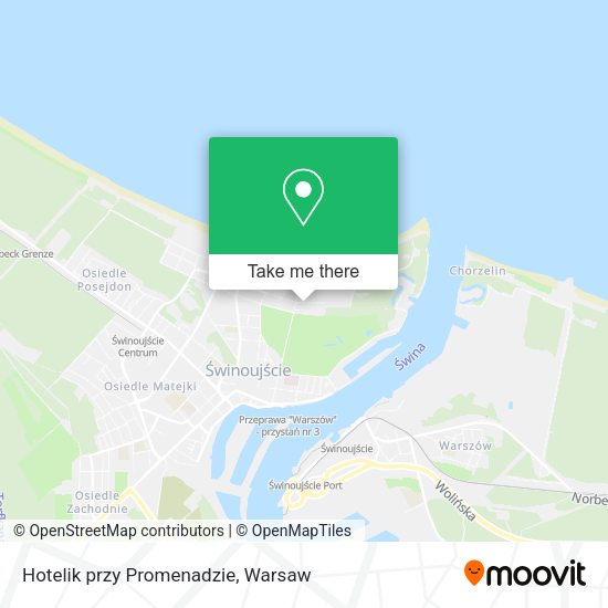 Hotelik przy Promenadzie map