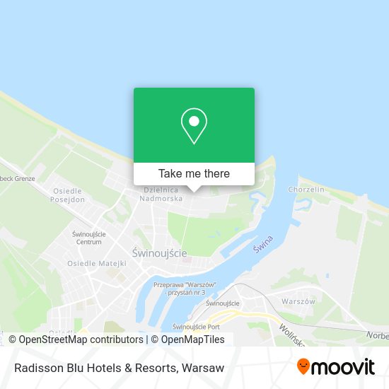 Radisson Blu Hotels & Resorts map