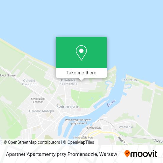 Apartnet Apartamenty przy Promenadzie map