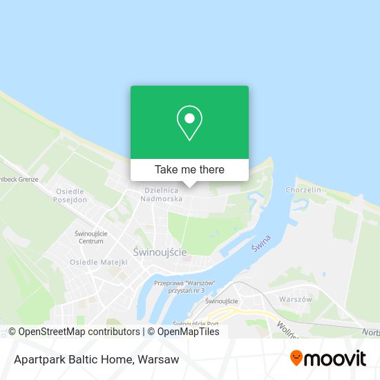 Apartpark Baltic Home map