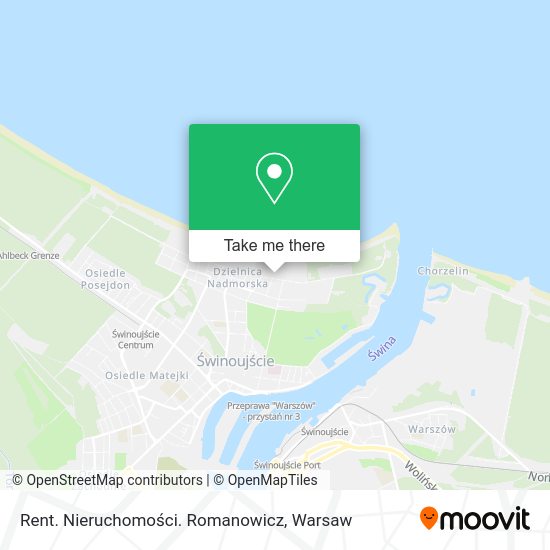 Rent. Nieruchomości. Romanowicz map