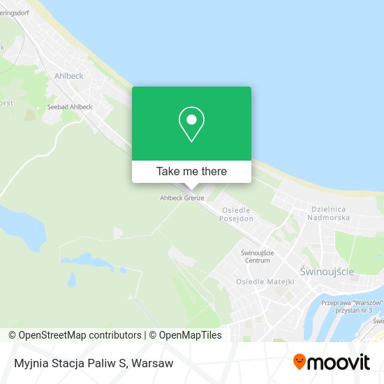 Myjnia Stacja Paliw S map