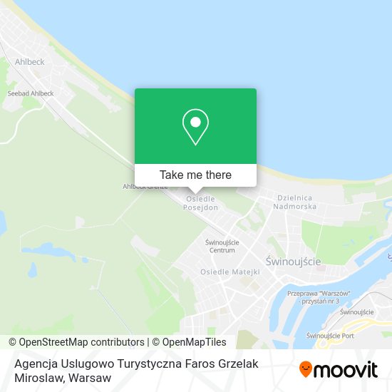 Карта Agencja Uslugowo Turystyczna Faros Grzelak Miroslaw