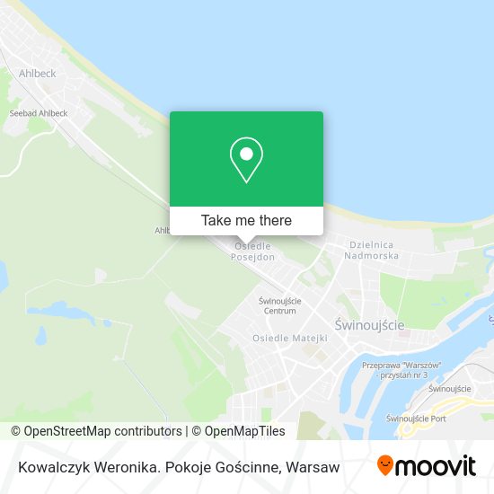 Kowalczyk Weronika. Pokoje Gościnne map